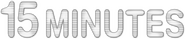 Logo of 15 Minutes image size 790x166