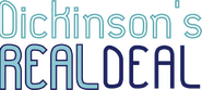 Logo of Dickinson's Real Deal image size 908x409