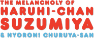 Logo of The Melancholy of Haruhi-chan Suzumiya image size 740x298