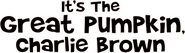 Logo of It's the Great Pumpkin, Charlie Brown image size 869x250