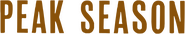 Logo of Peak Season image size 1477x275