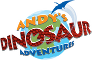 Logo of Andy's Dinosaur Adventures image size 455x297