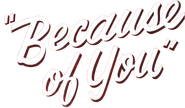 Logo of Because of You image size 800x467