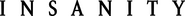 Logo of Insanity image size 4315x370