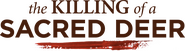 Logo of The Killing of a Sacred Deer image size 4109x1138
