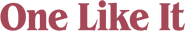 Logo of One Like It image size 1276x216