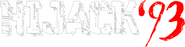 Logo of Hijack '93 image size 826x212