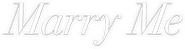 Logo of Marry Me image size 799x212