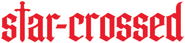 Logo of star-crossed: the film image size 871x201