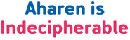 Logo of Aharen-san wa Hakarenai image size 1618x498