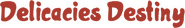 Logo of Delicacies Destiny image size 4320x659