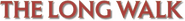 Logo of The Long Walk image size 791x89