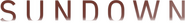 Logo of Sundown image size 2257x279