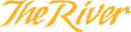 Logo of The River image size 856x215