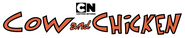 Logo of Cow and Chicken image size 4318x890