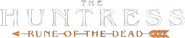 Logo of The Huntress: Rune of the Dead image size 596x122