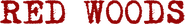 Logo of Red Woods image size 2000x260