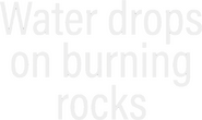 Logo of Water Drops on Burning Rocks image size 1068x633