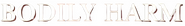 Logo of Bodily Harm image size 1818x258
