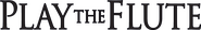Logo of Play the Flute image size 1739x264