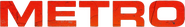 Logo of Metro image size 955x140