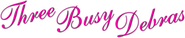 Logo of Three Busy Debras image size 4289x887