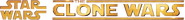 Logo of Star Wars: The Clone Wars image size 1217x134