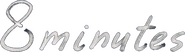 Logo of 8 Minutes image size 800x223