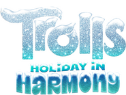 Logo of Trolls Holiday in Harmony image size 1339x1009
