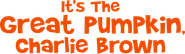 Logo of It's the Great Pumpkin, Charlie Brown image size 2400x696