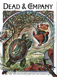 poster Dead & Company: 2023-06-01 Coastal Credit Union Music Park at Walnut Creek, Raleigh, NC, USA