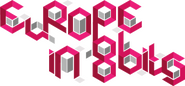 Logo of Europe in 8 Bits image size 644x300