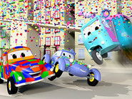 Carrie the Candy Car/Marley the Monster Truck