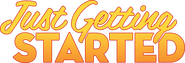 Logo of Just Getting Started image size 3733x1264