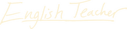 Logo of English Teacher image size 4320x1008