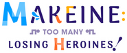 Logo of Makeine: Too Many Losing Heroines! image size 1785x756