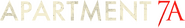 Logo of Apartment 7A image size 1557x233