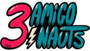 Logo of 3 Amigonauts image size 1742x987