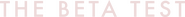 Logo of The Beta Test image size 4232x398