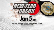 Backdrop of NJPW New Year Dash !! 2019 image size 2000x1125