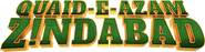 Logo of Quaid-e-Azam Zindabad image size 1113x281
