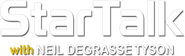 Logo of StarTalk with Neil deGrasse Tyson image size 787x238