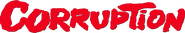 Logo of Corruption image size 781x141