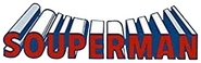 Logo of Souperman image size 864x271