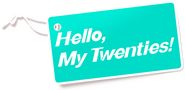 Logo of Hello, My Twenties! image size 1107x538