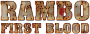 Logo of First Blood image size 792x305