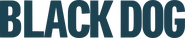 Logo of Black Dog image size 1806x373