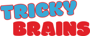 Logo of Tricky Brains image size 3233x1300