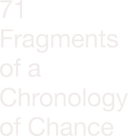 Logo of 71 Fragments of a Chronology of Chance image size 895x949