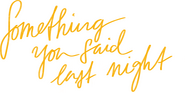 Logo of Something You Said Last Night image size 2576x1288